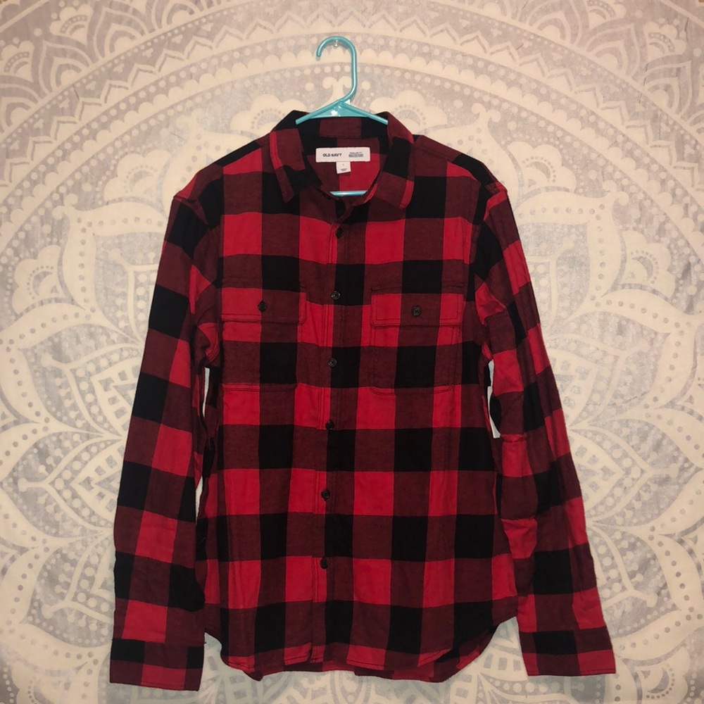 Men’s red flannel
